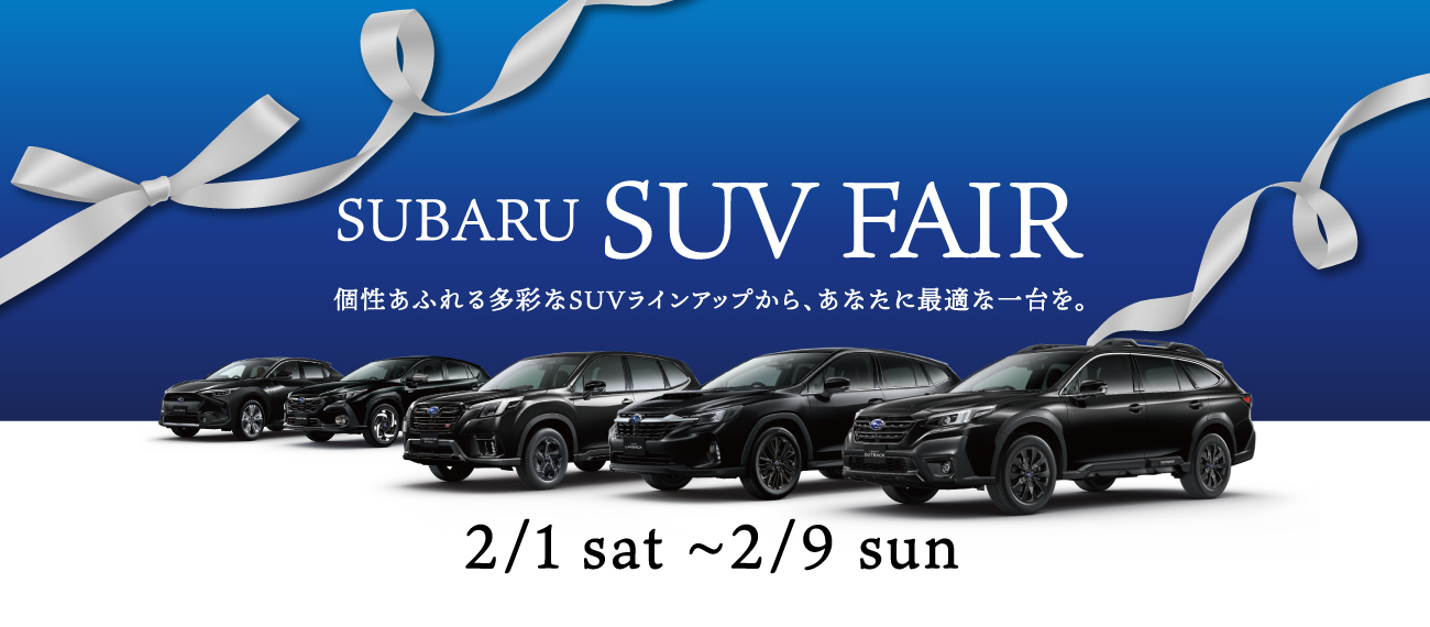 SUBARU SUV FAIR