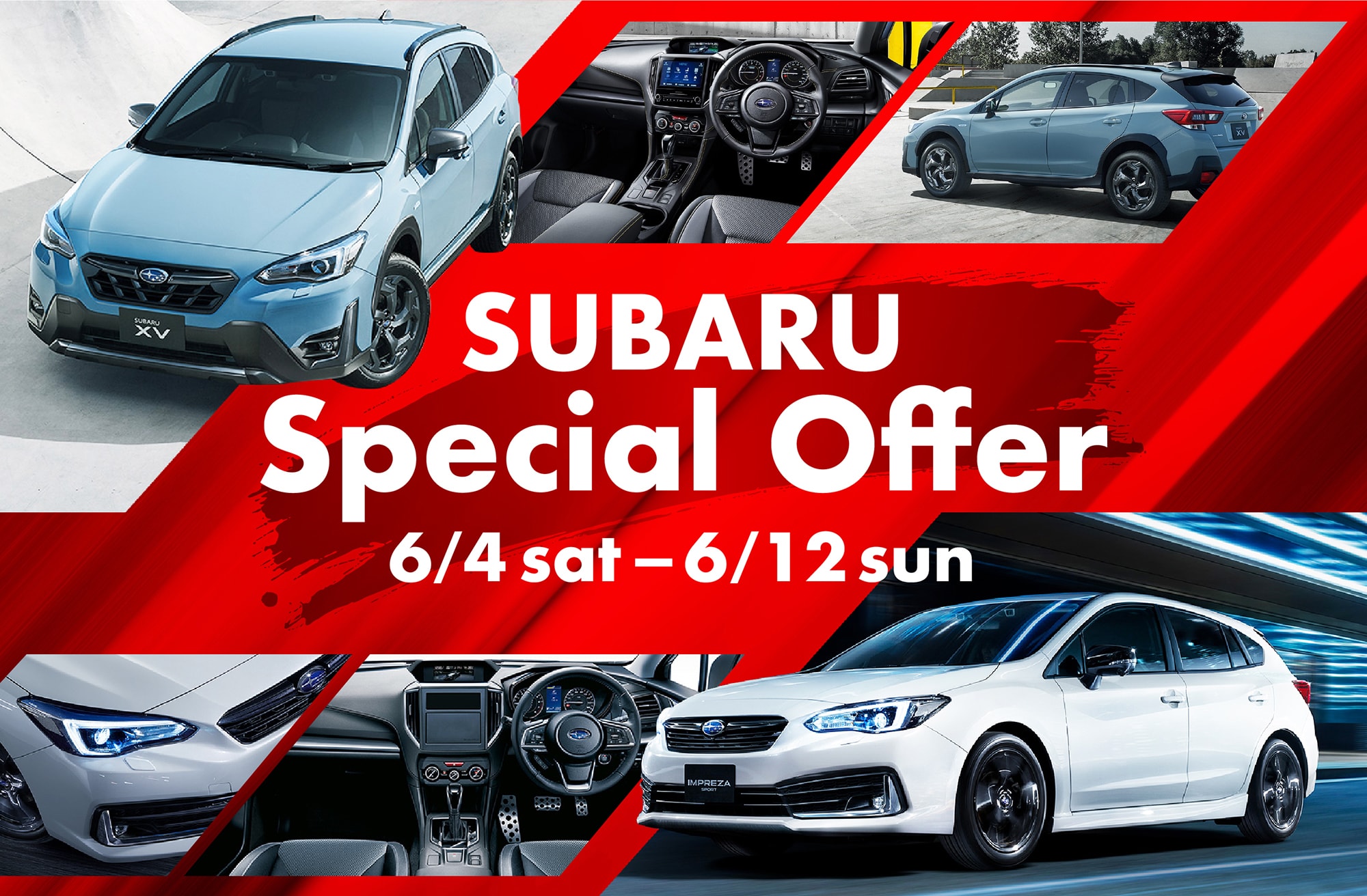 SUBARU Special Offer 2022.6/4 sat - 6/12 sun