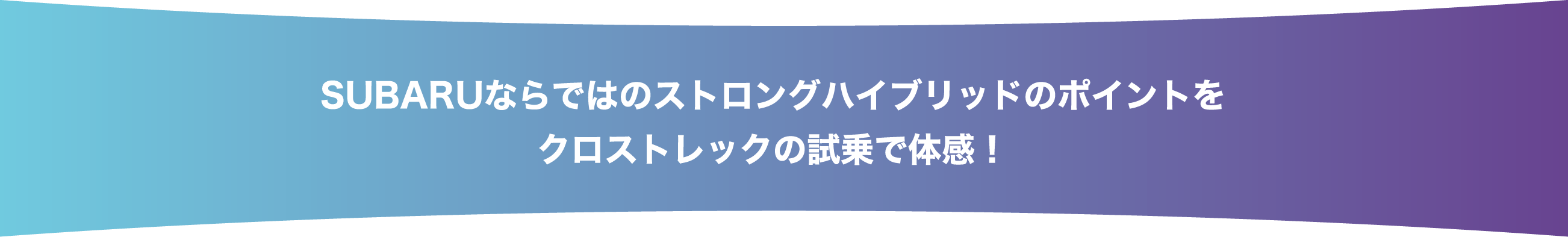 SUBARUならではのストロングハイブリッドのポイントをクロストレックの試乗で体感！