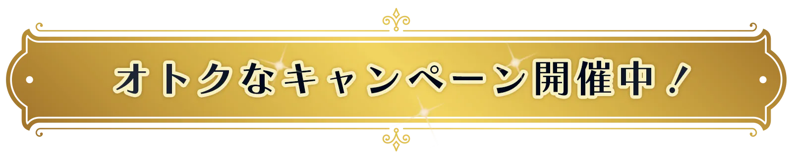 オトクなキャンペーン開催中