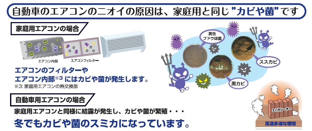 エアコン、キレイにしませんか？そう、エバポレーター洗浄で 